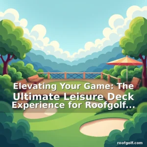 Read more about the article Elevating Your Game: The Ultimate Leisure Deck Experience for Roofgolf Enthusiasts