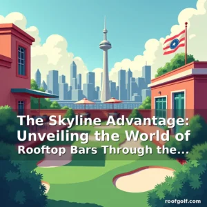 Read more about the article The Skyline Advantage: Unveiling the World of Rooftop Bars Through the Lens of Roof Golf Enthusiasts