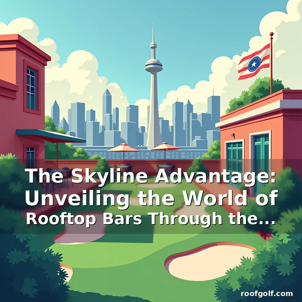 Read more about the article The Skyline Advantage: Unveiling the World of Rooftop Bars Through the Lens of Roof Golf Enthusiasts