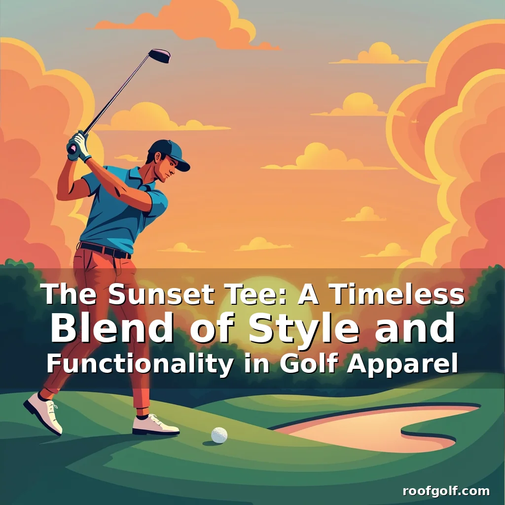 Read more about the article The Sunset Tee: A Timeless Blend of Style and Functionality in Golf Apparel