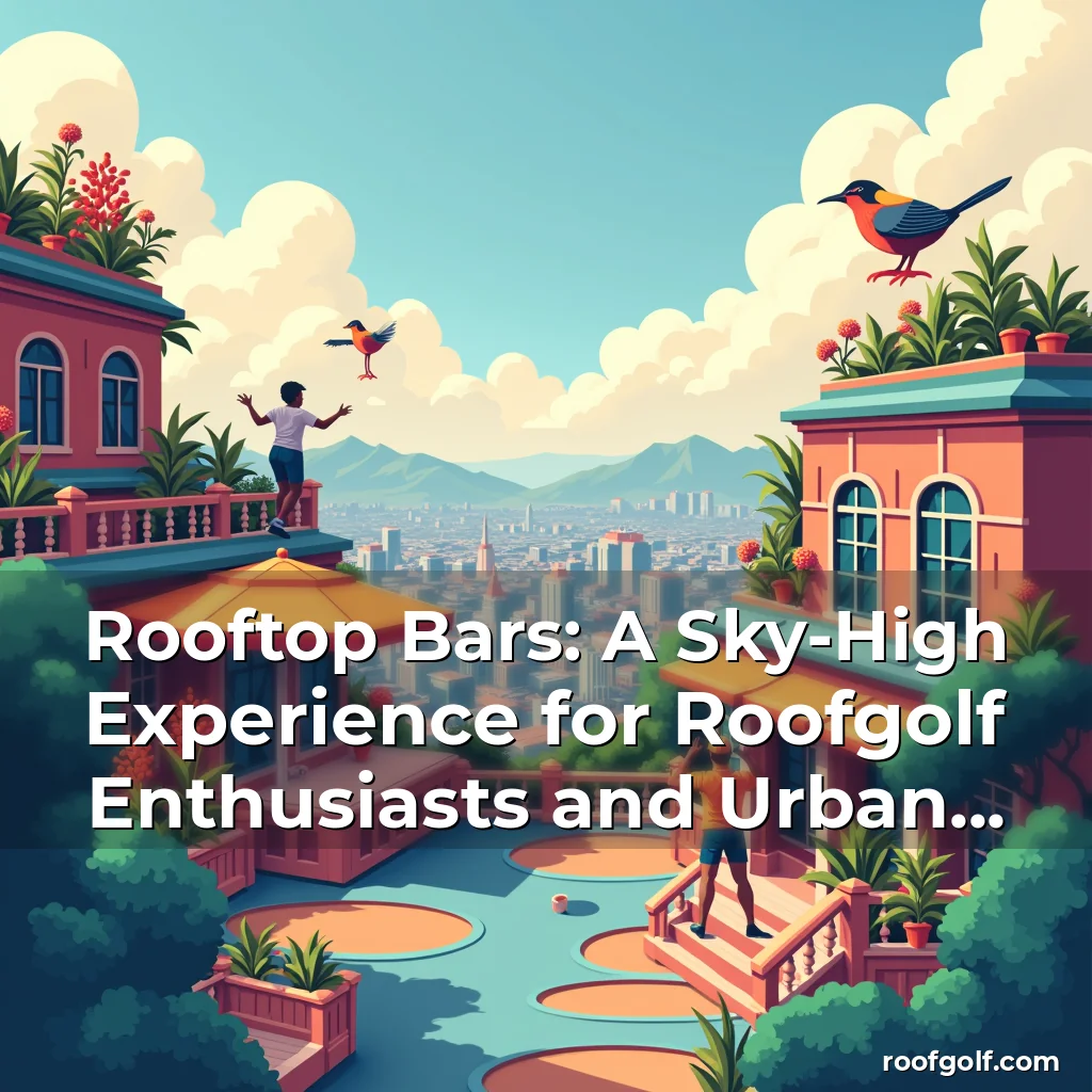 Read more about the article Rooftop Bars: A Sky-High Experience for Roofgolf Enthusiasts and Urban Adventurers